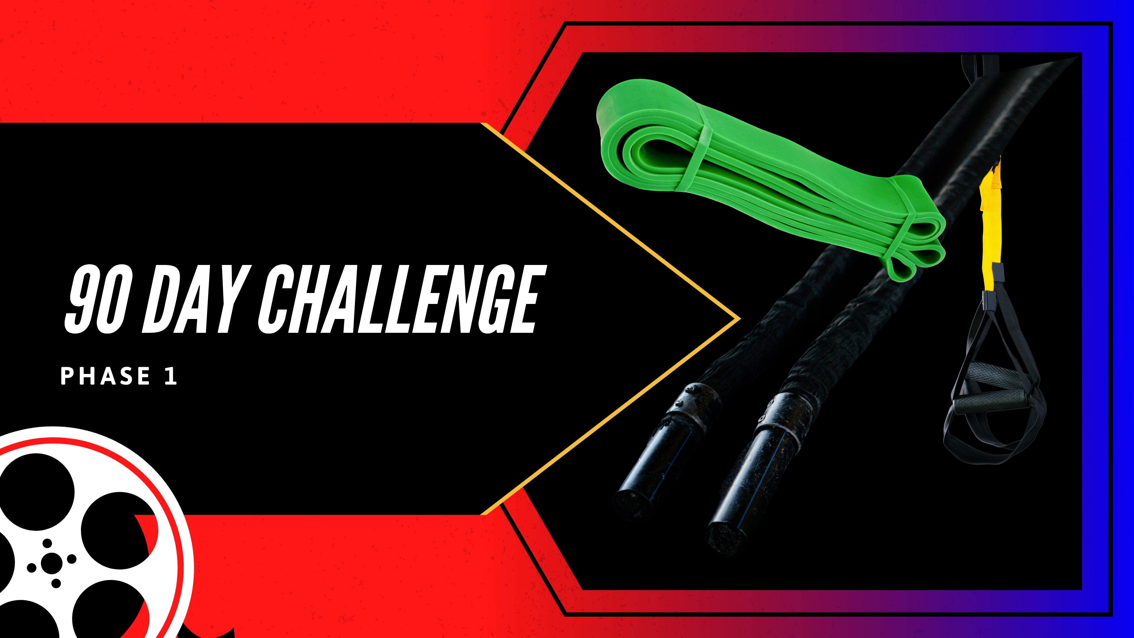 TRAINING SCHEDULE FOR 90 DAY CHALLENGE. PHASE 1