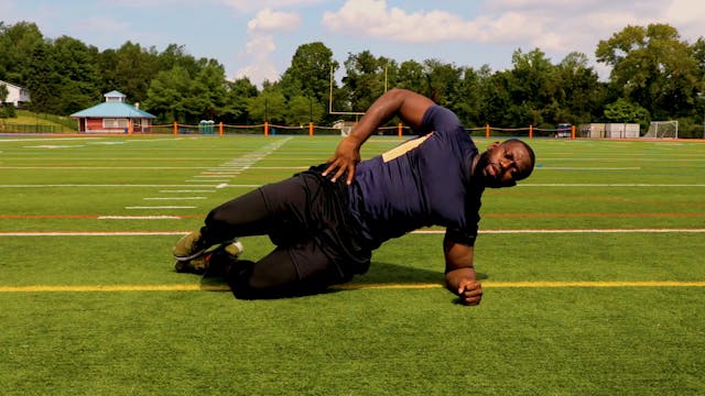 Side Plank W Clam Hold
