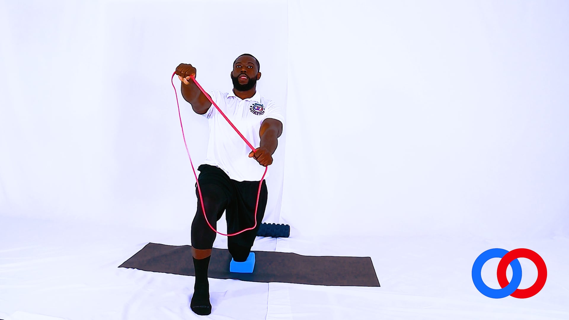 Assisted Half Kneeling Shoulder Flexion Extension Cervical Rotation 1.0