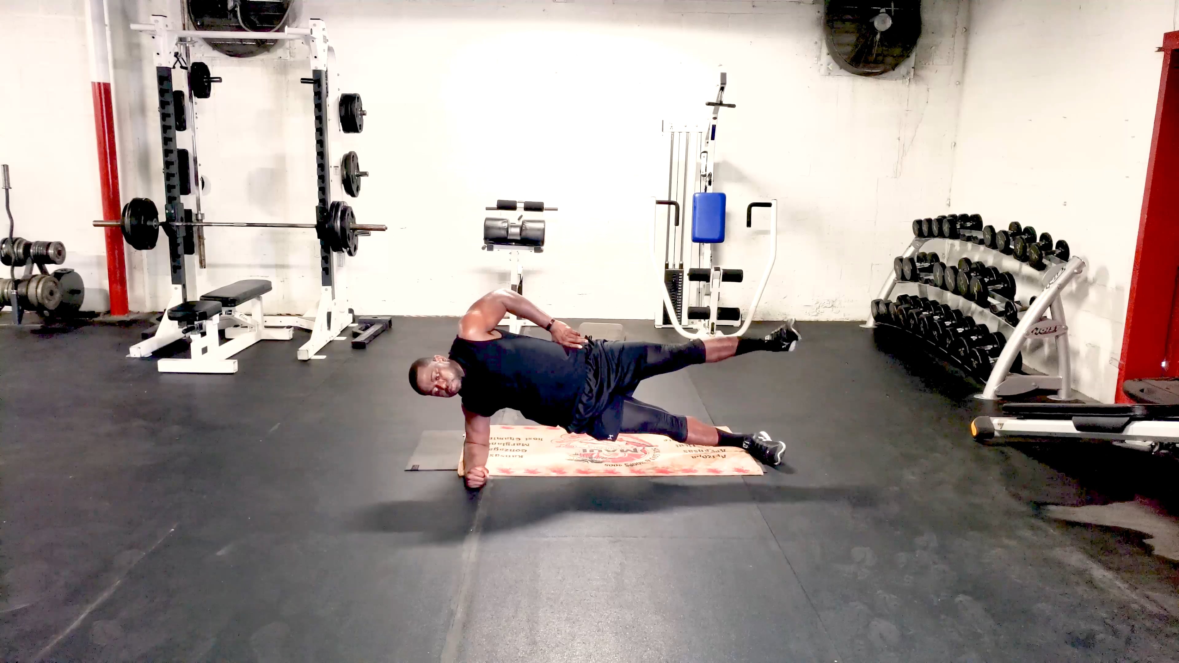 Side Plank w Leg Raise