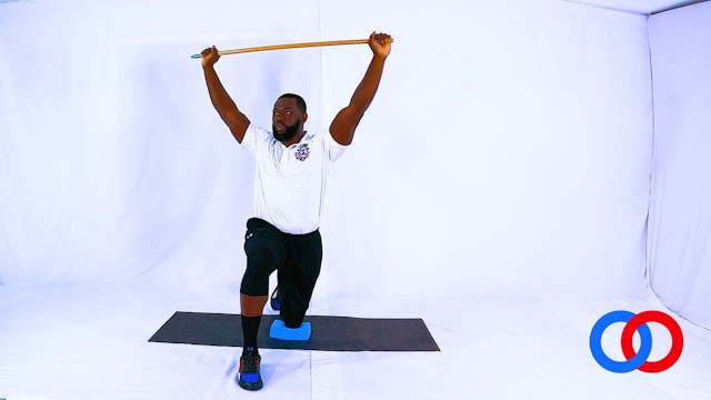 Tall Kneeling Rotation with Dowel Right