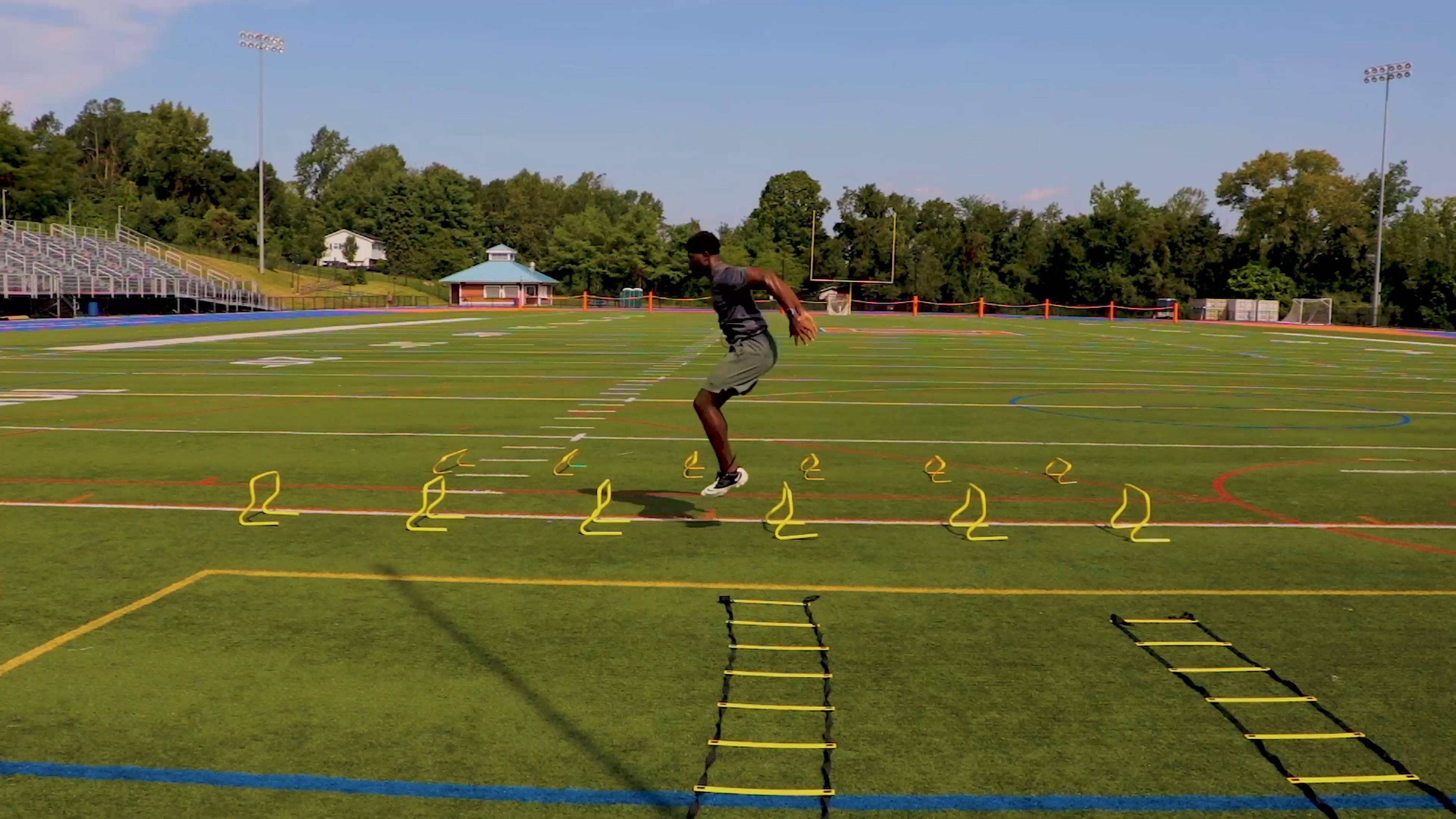 Hurdle Hop Overs Continuous