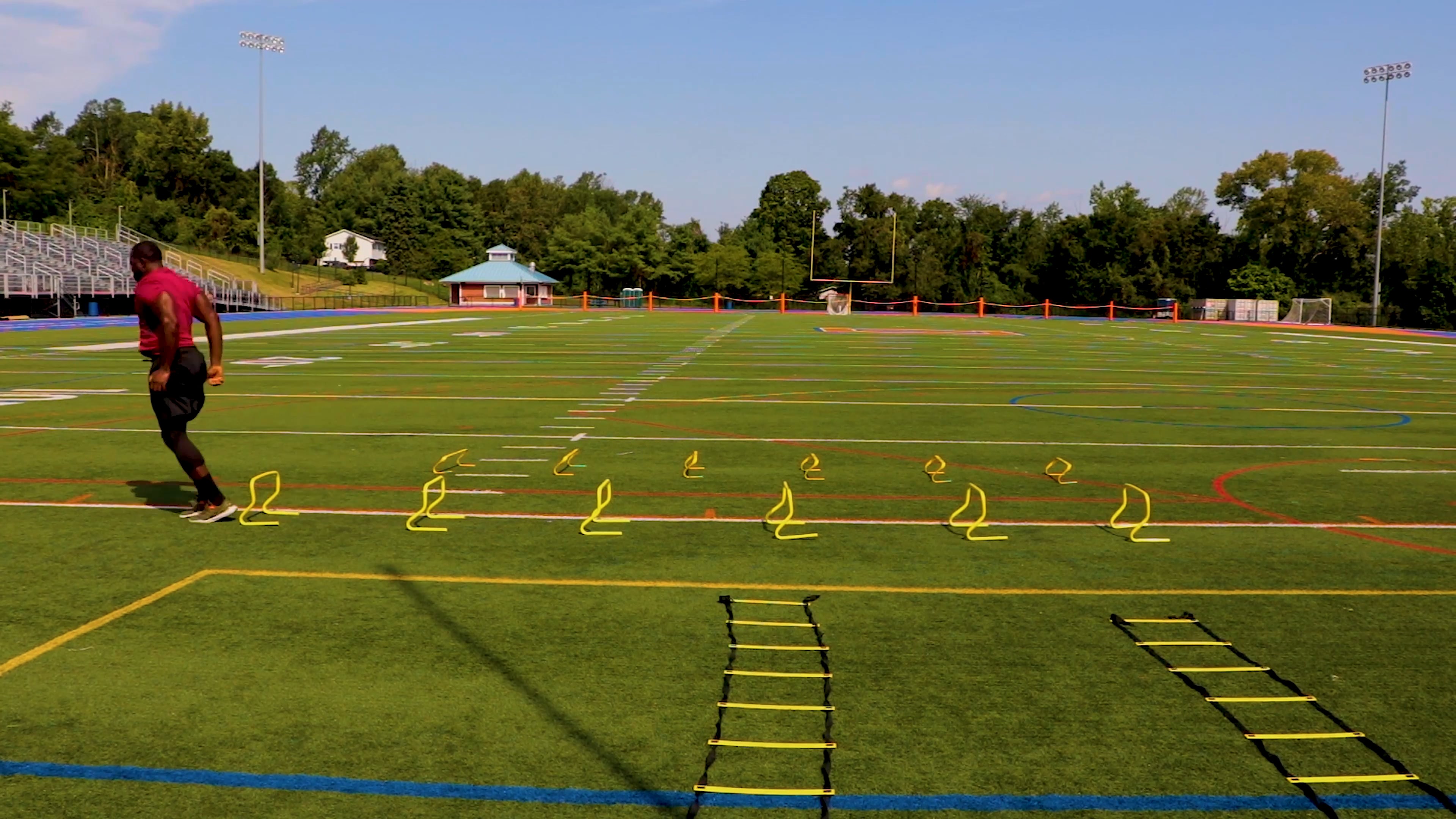 Hurdle Hop Overs Double Tap no Stick