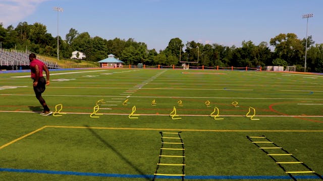 Hurdle Hop Overs Double Tap no Stick