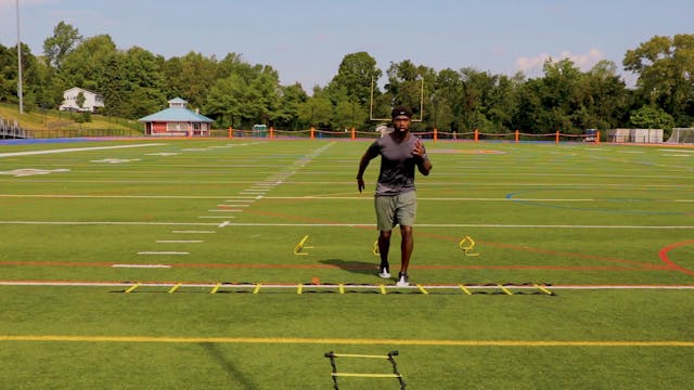 Ladder Drills Lateral Scissors