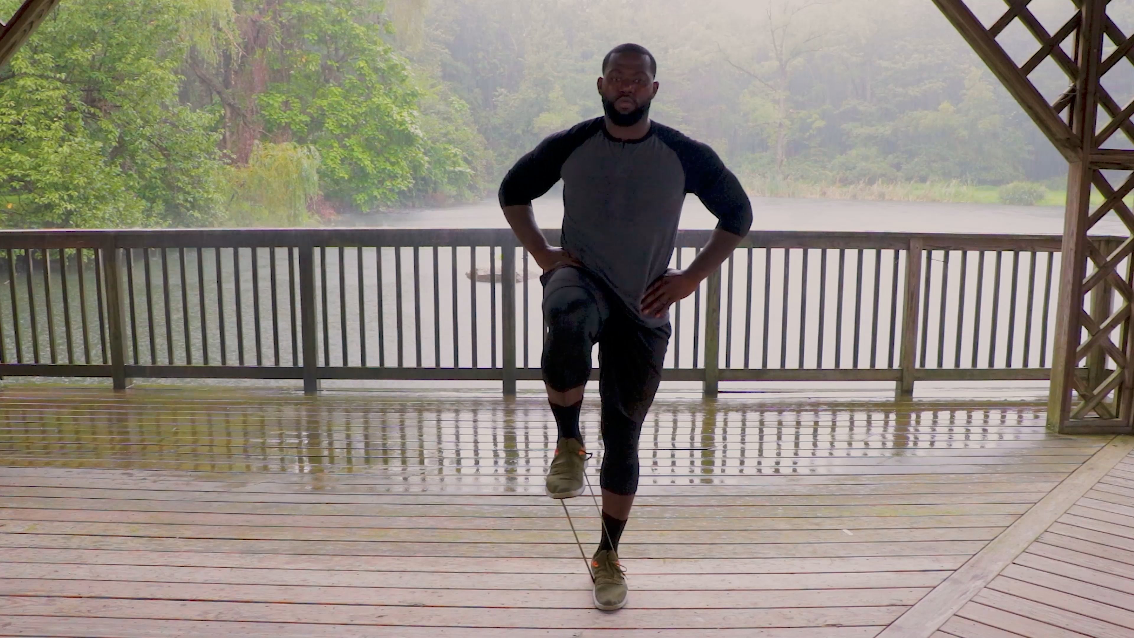 Mini Band Single Leg Hip Flexion