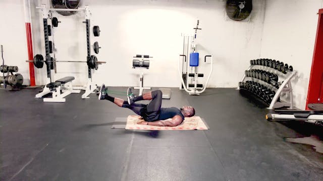 Hollow with Knee Flexion