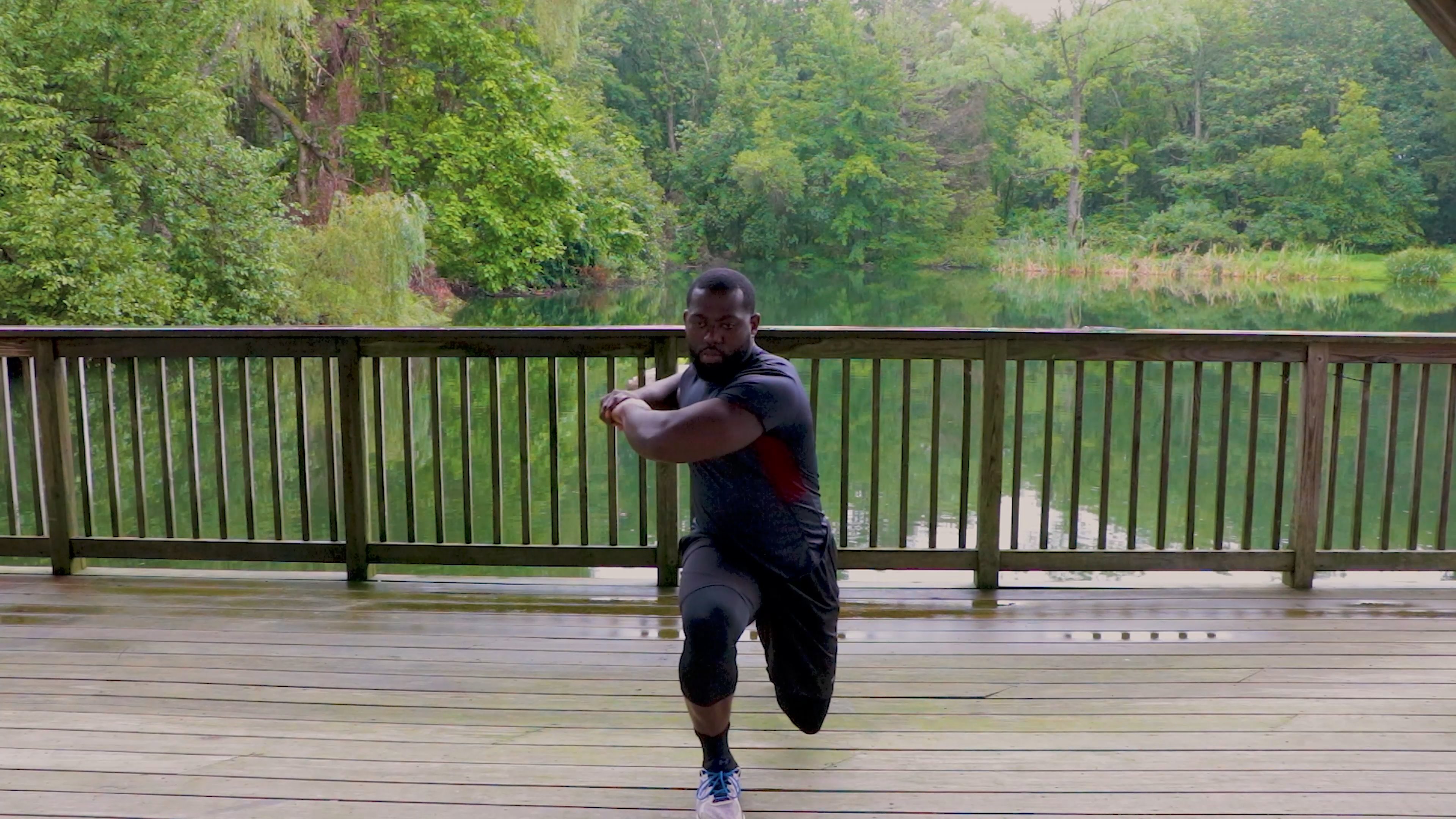 Forward Lunge w Twist