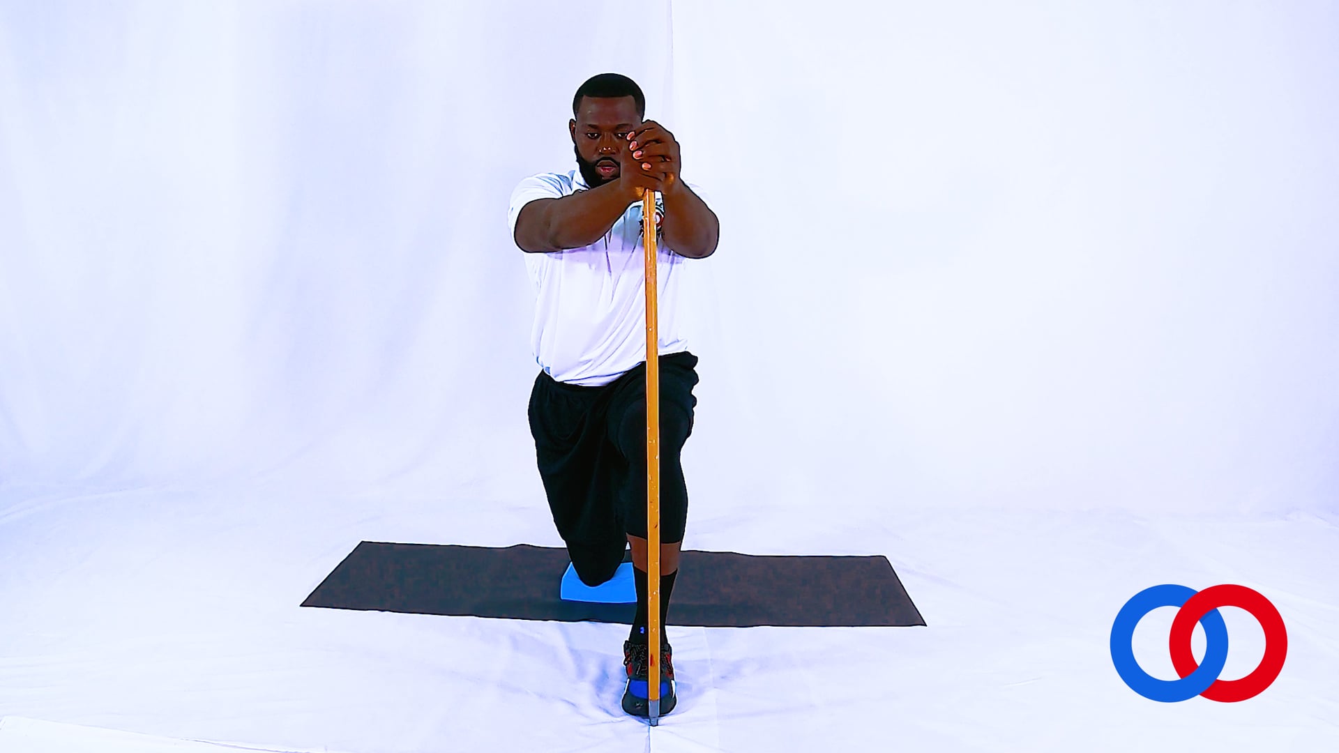 Dorsiflexion from Half Kneeling with Dowel Left