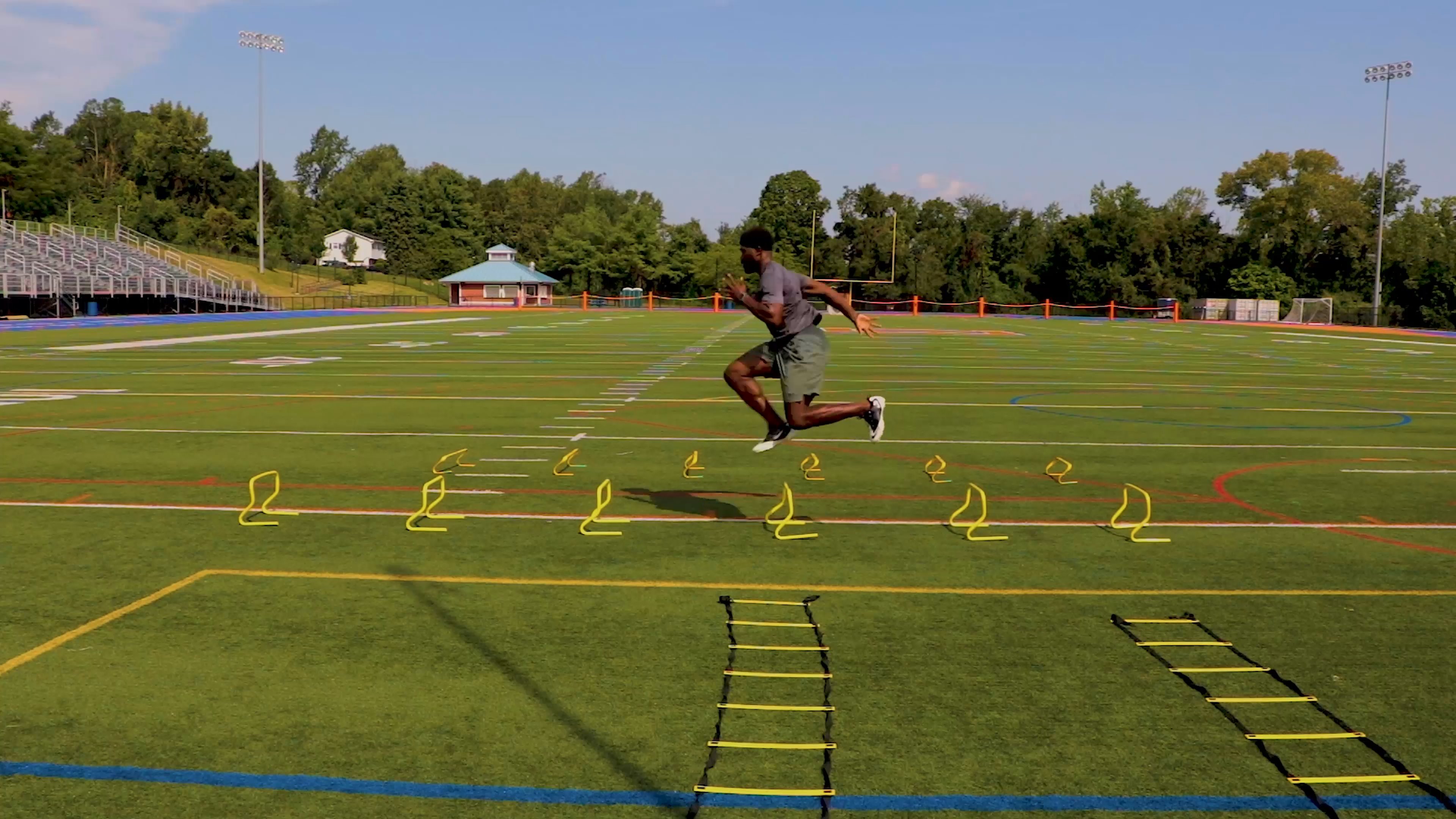 Single Leg Hurdle Hop Continuous