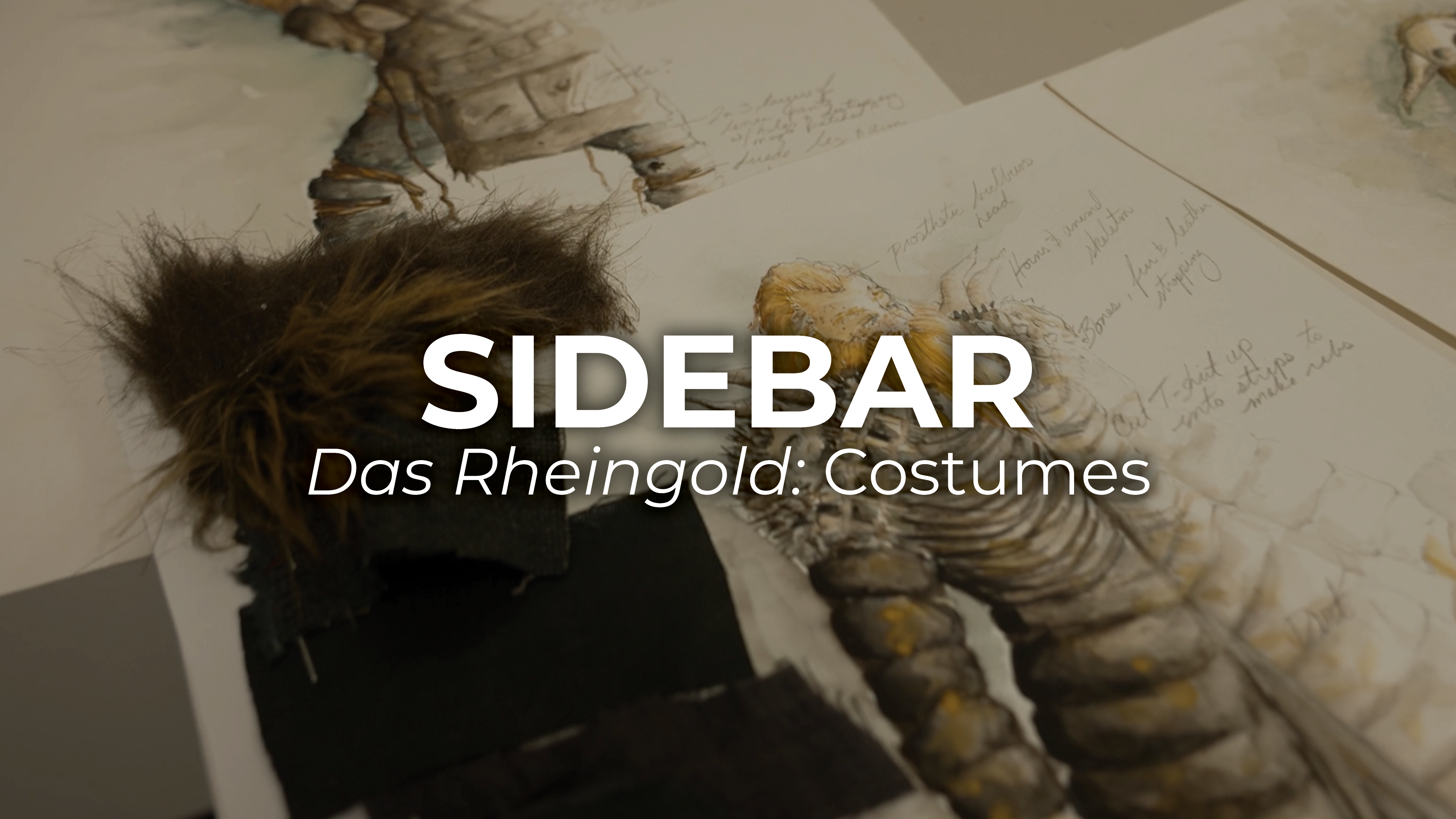 SIDEBAR Das Rheingold: Costumes