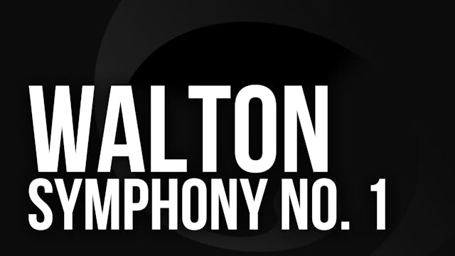 WALTON: Symphony No. 1