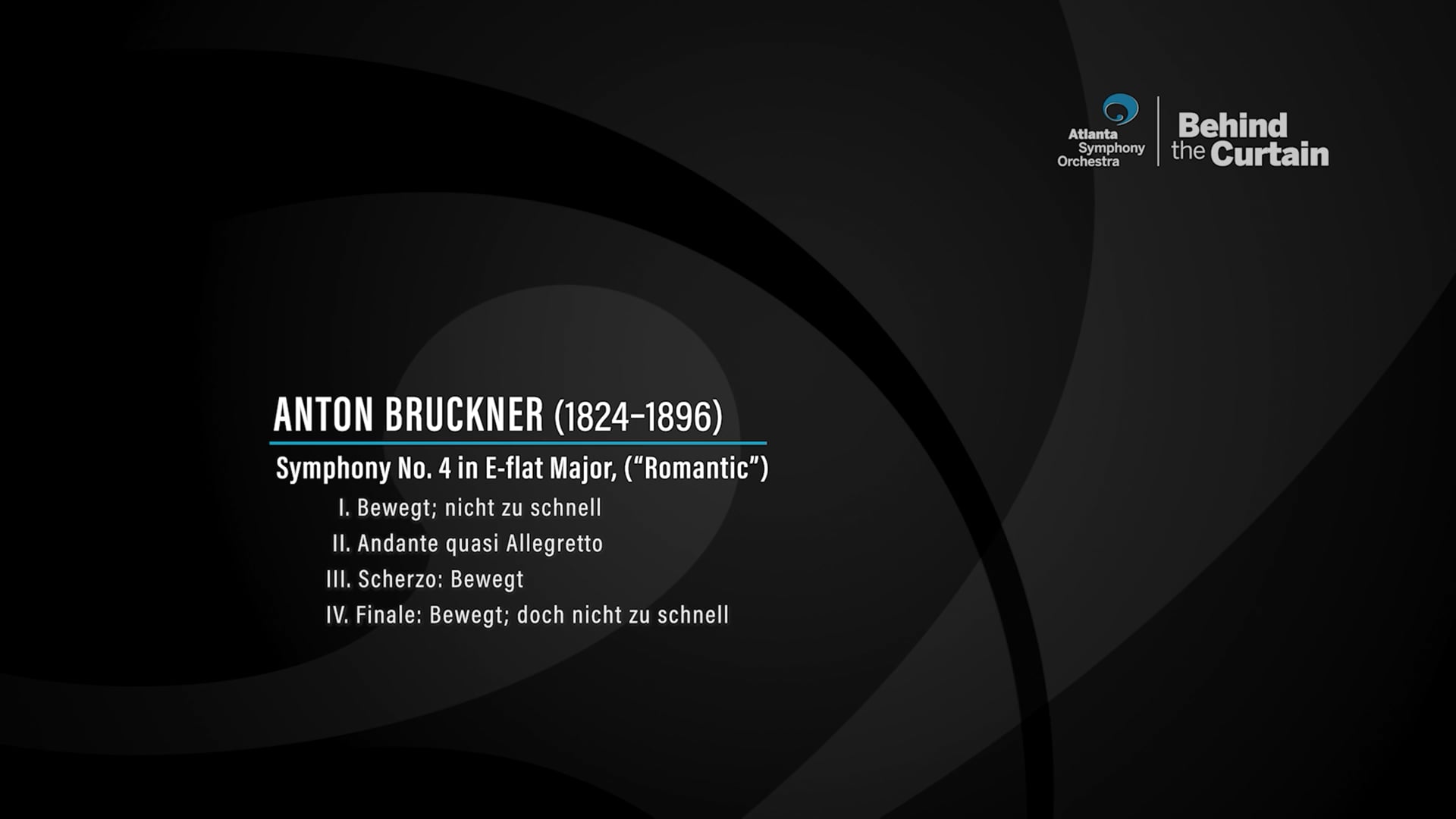 BRUCKNER: Symphony No. 4, "Romantic"