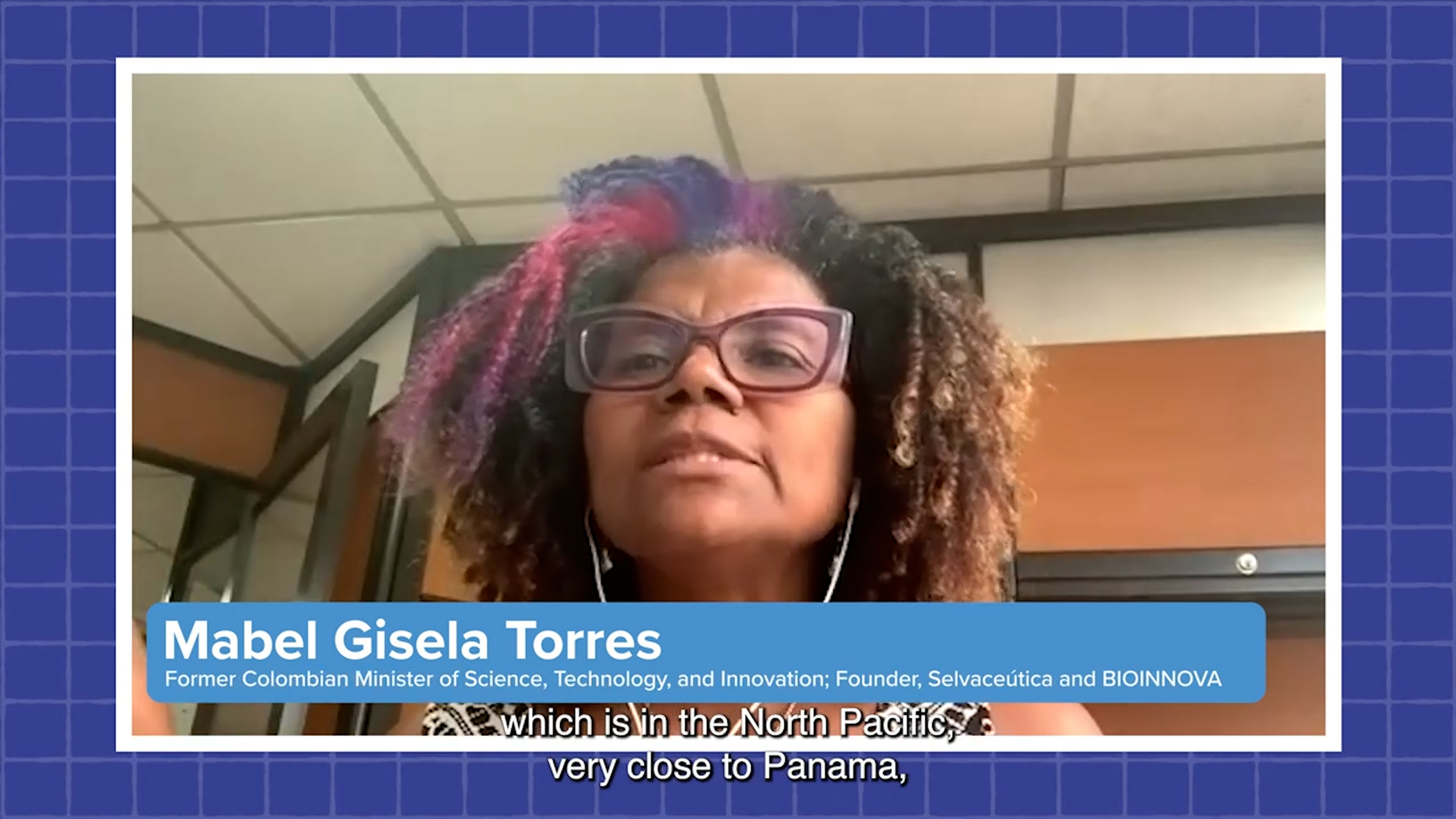 Minister Mabel Torres on sustainable entrepreneurship in Colombia