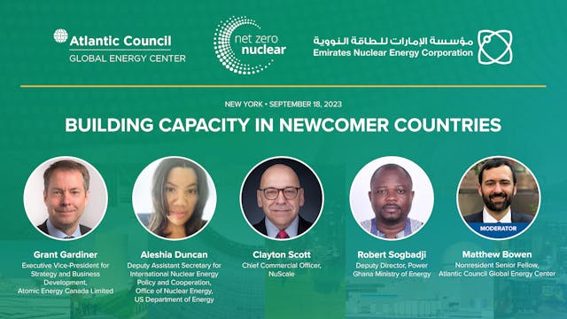 Building capacity in newcomer countries