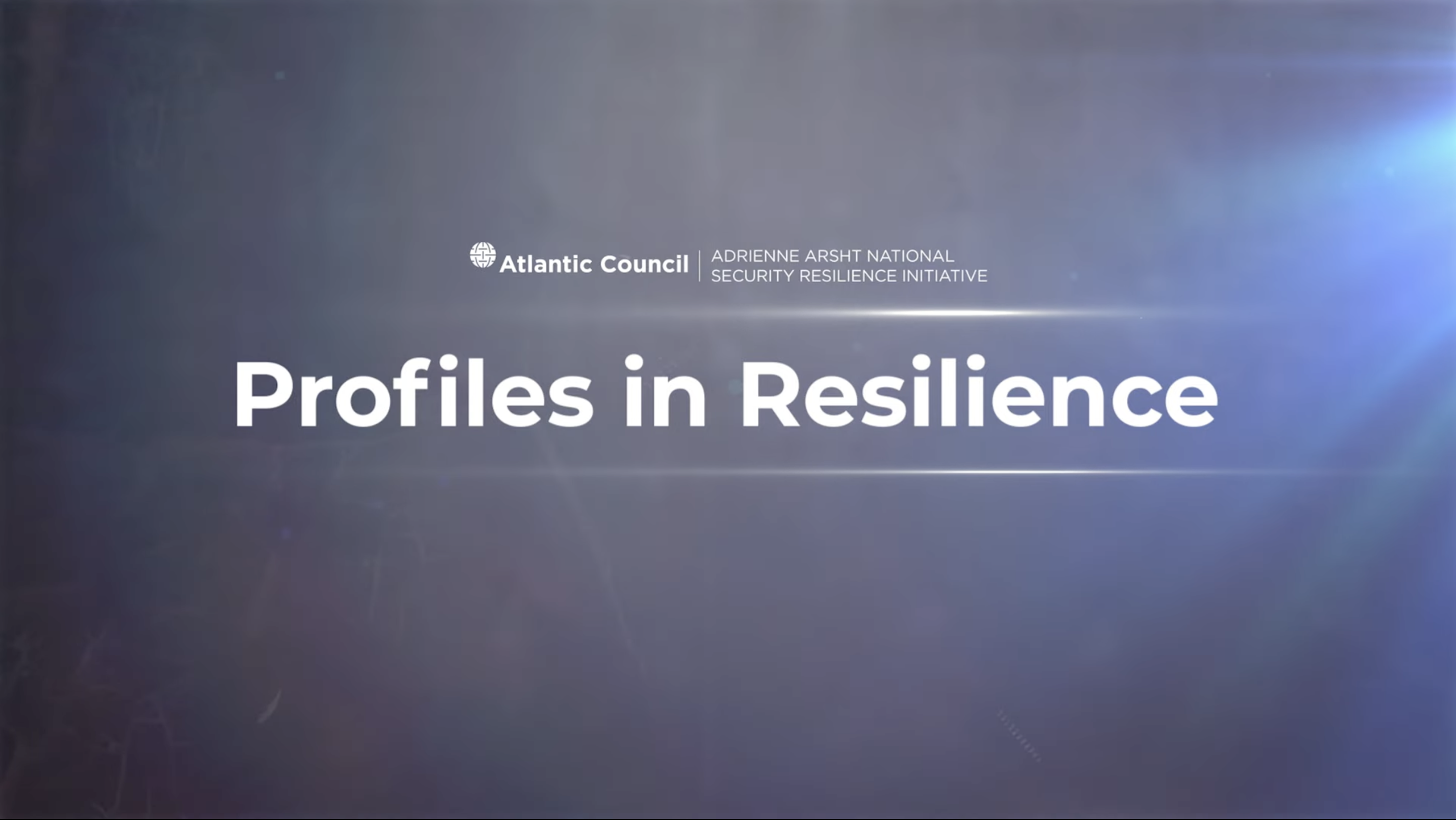 Profiles in Resilience