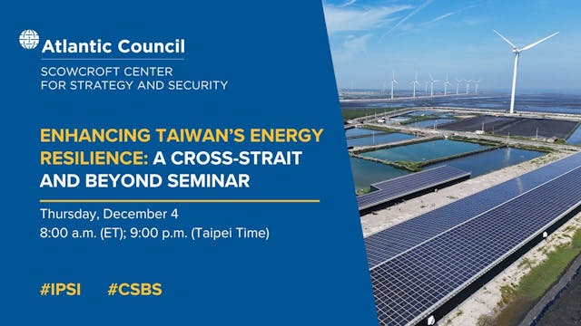 Enhancing Taiwan’s energy resilience:...