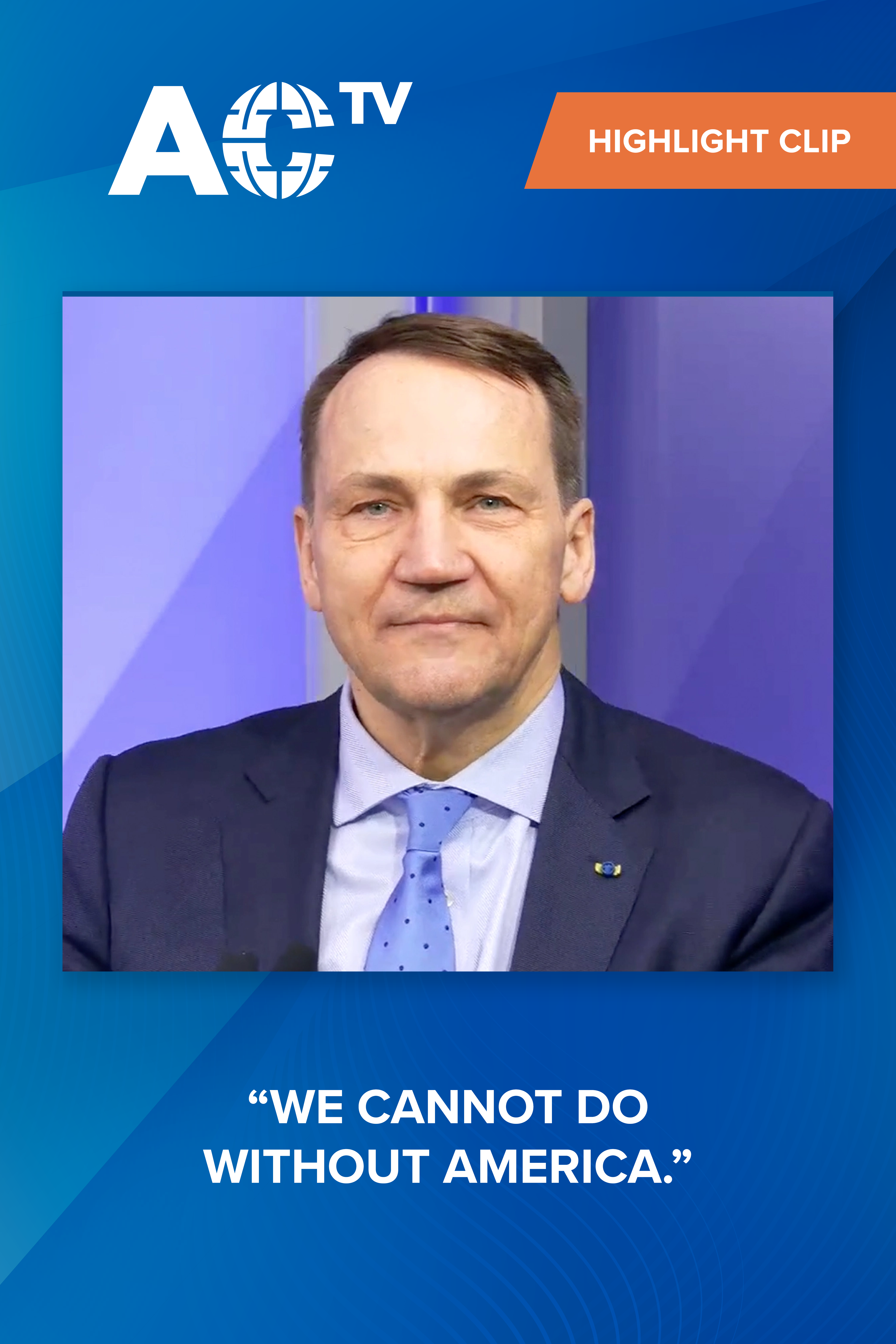 Polish foreign minister: Helping Ukraine is a...good deed. It’s also a good deal