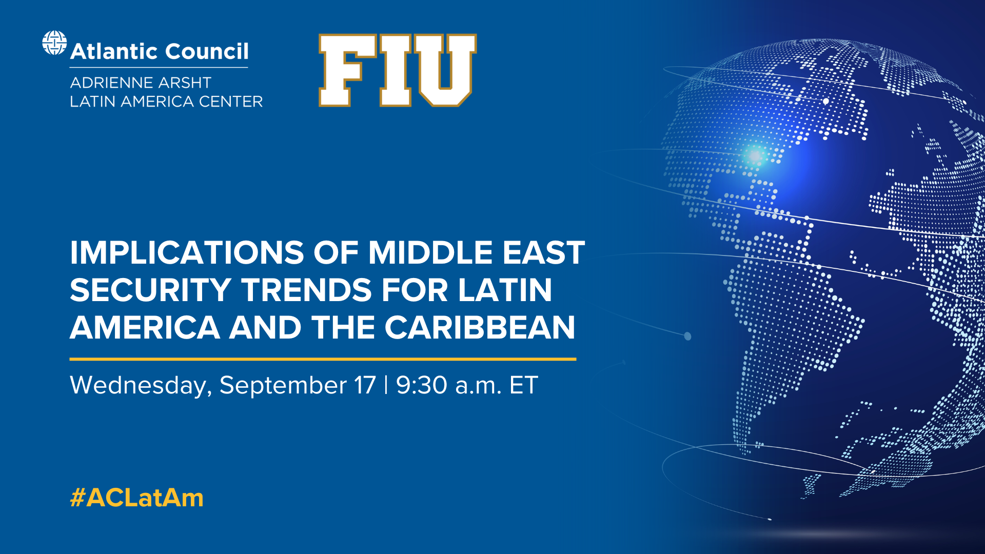 Implications of Middle East security trends for Latin America and the Caribbean