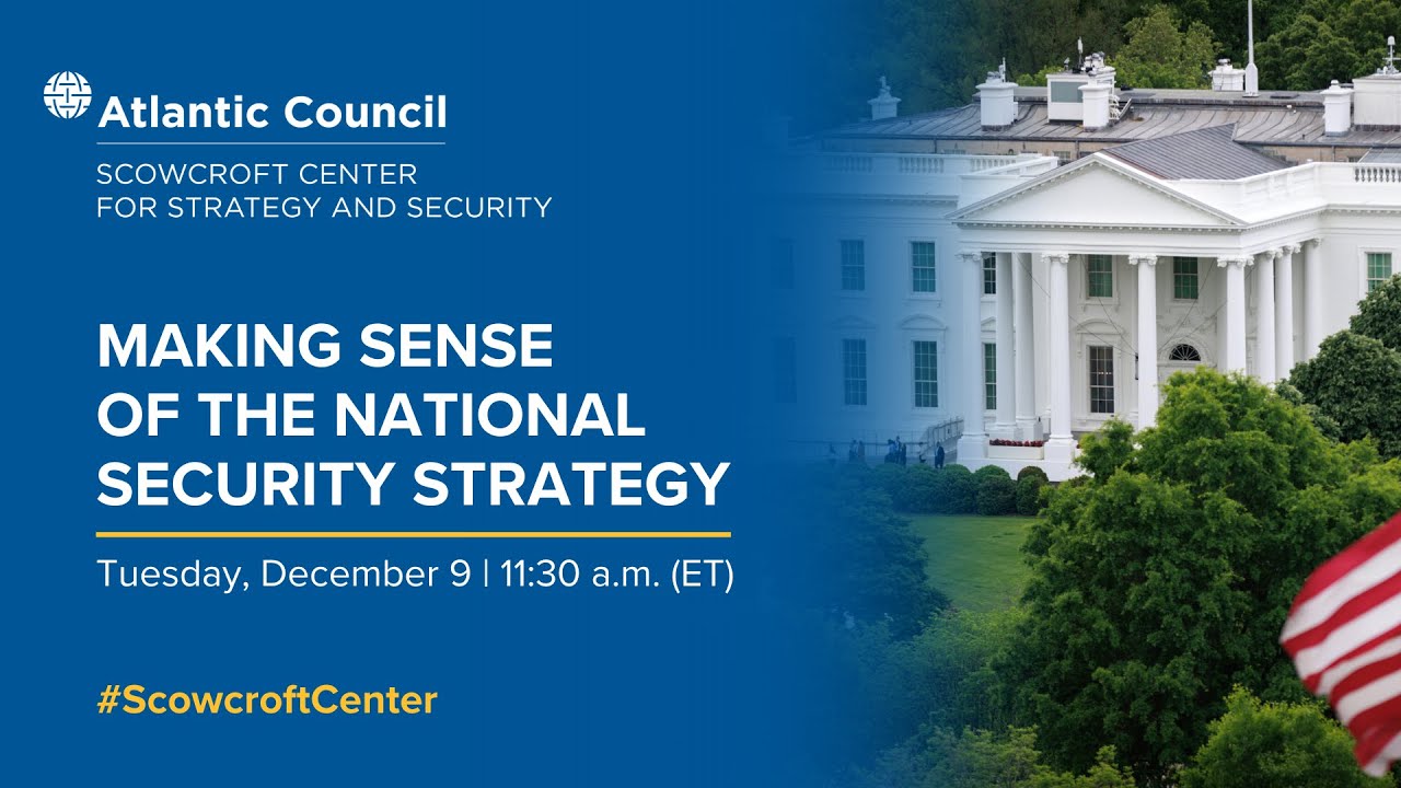 Making sense of the National Security Strategy