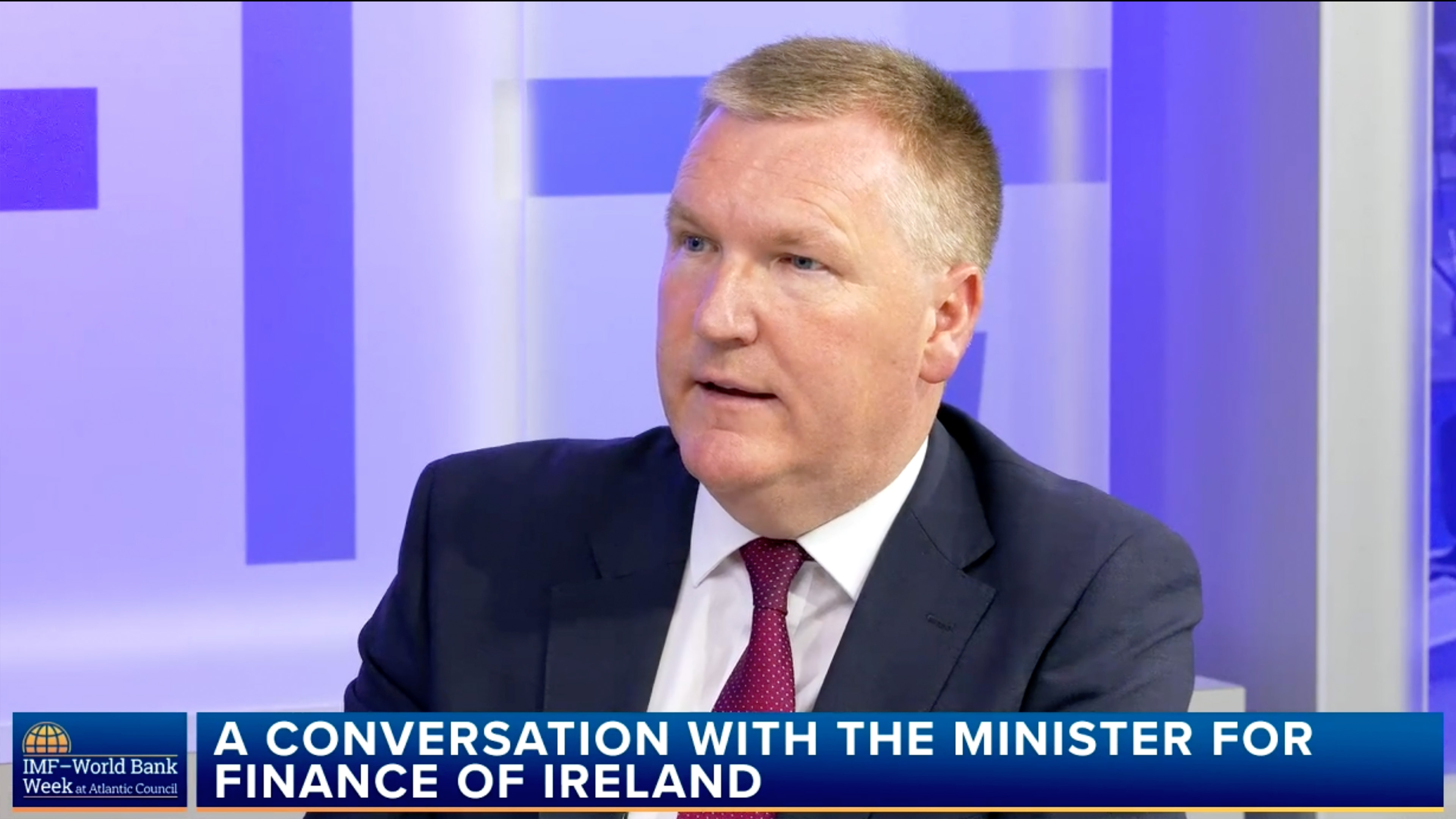 A conversation with the Minister for Finance of Ireland, Michael McGrath
