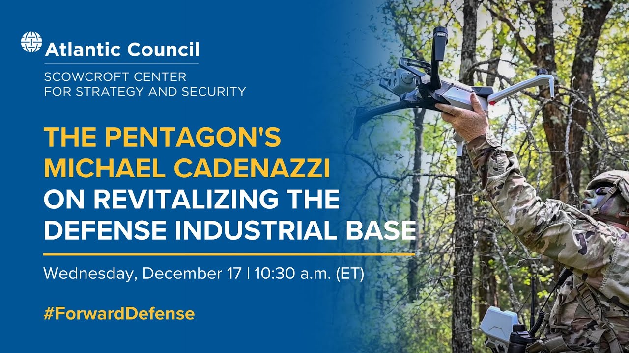 The Pentagon’s Michael Cadenazzi on revitalizing the defense industrial base