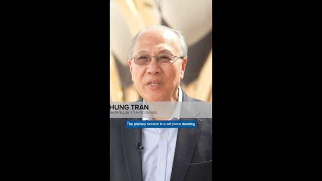 Hung Tran on IMF-World Bank plenary s...