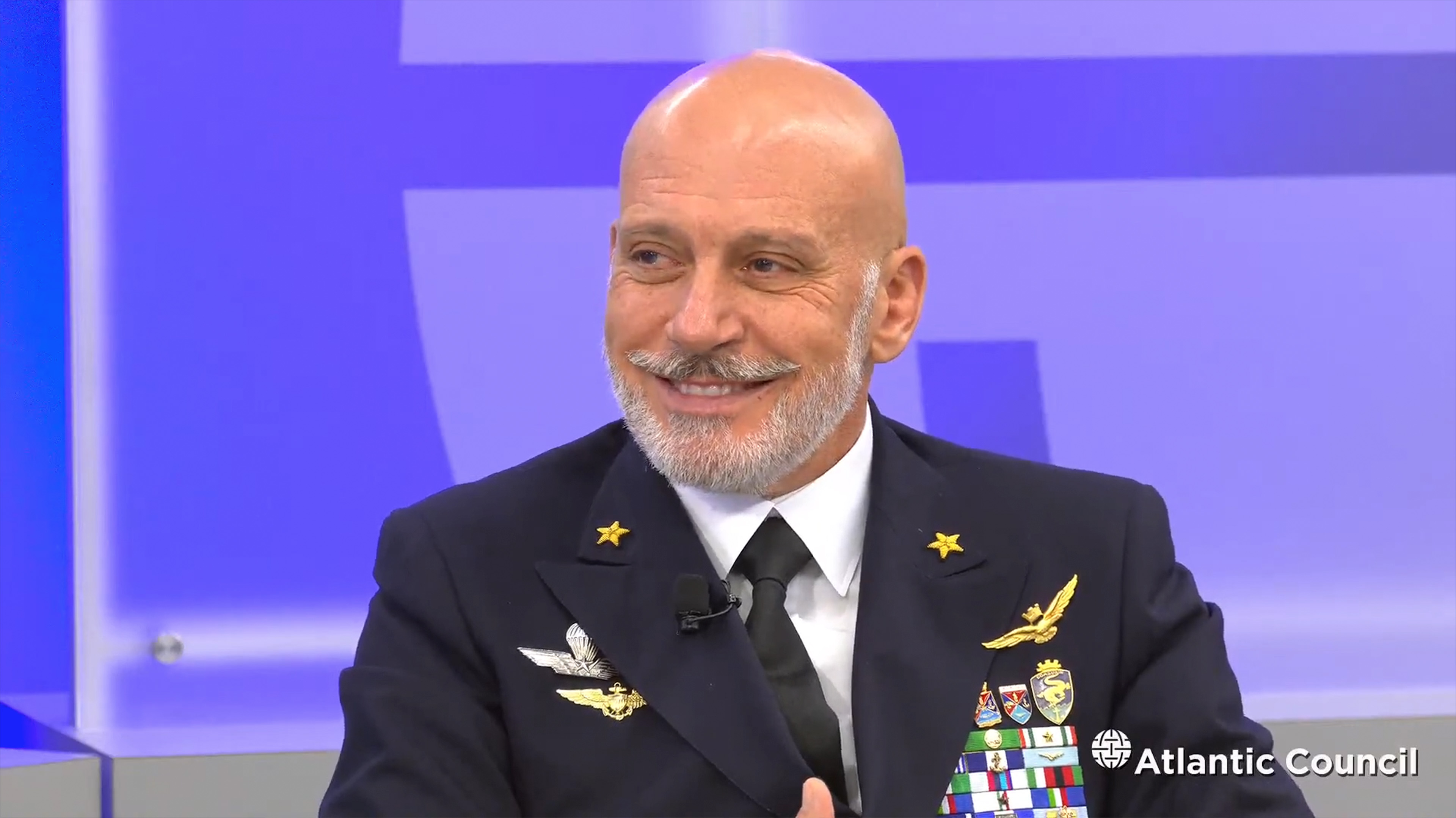 Italian Chief of Defense Admiral Giuseppe Cavo Dragone