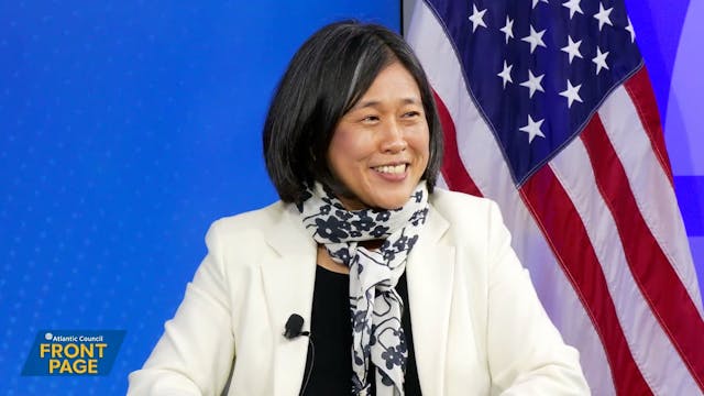 US Trade Representative Katherine Tai...