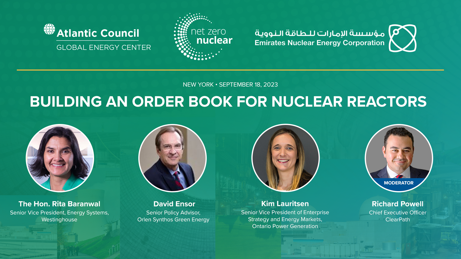 Building an order book for nuclear reactors