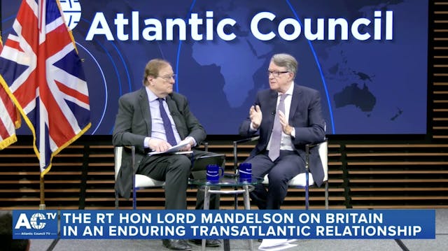 The Rt Hon Lord Mandelson on Britain ...