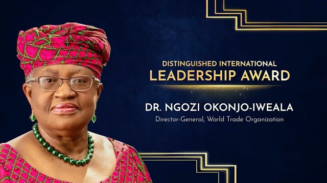 Dr. Ngozi Okonjo-Iweala - Distinguished International Leadership Award 2023