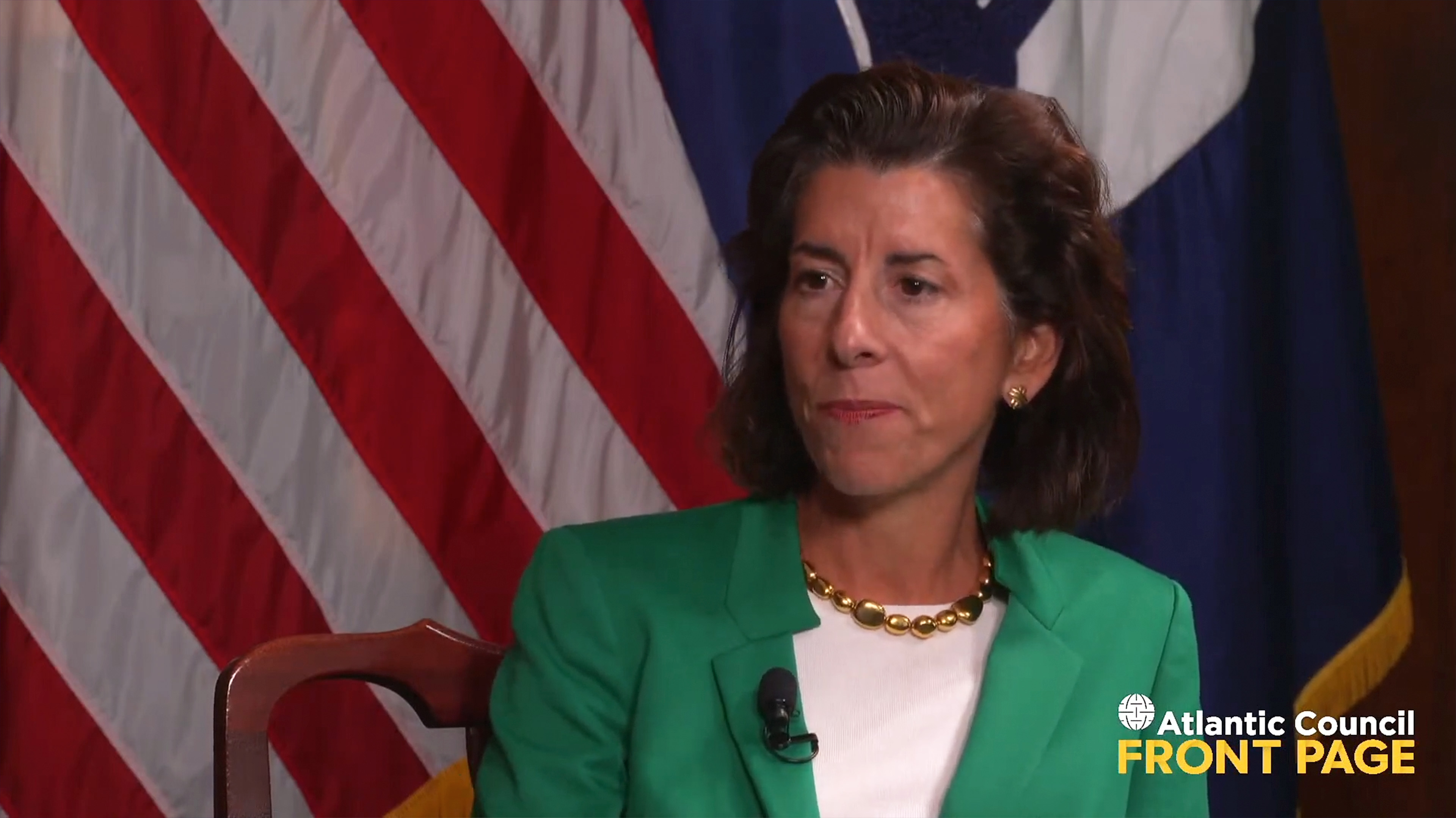 US Secretary of Commerce Gina Raimondo