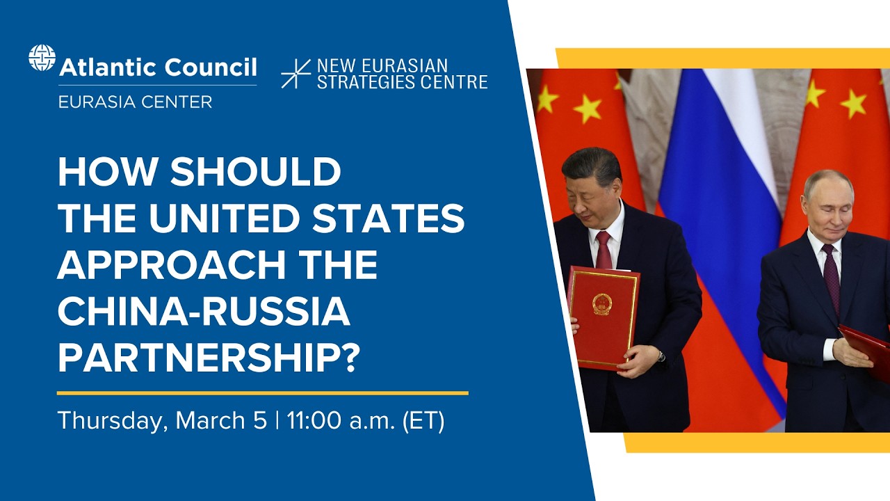 How should the United States approach the China-Russia partnership?