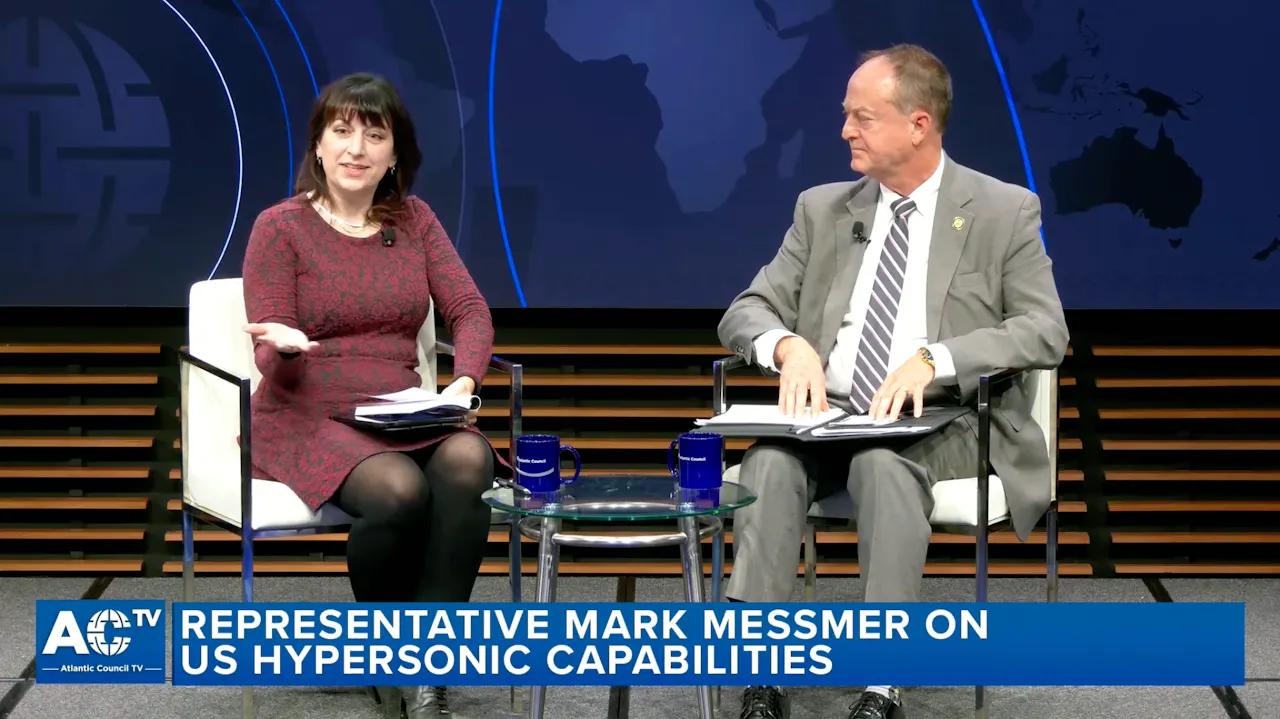 Representatives Mark Messmer and Donald Norcross on US hypersonic ...