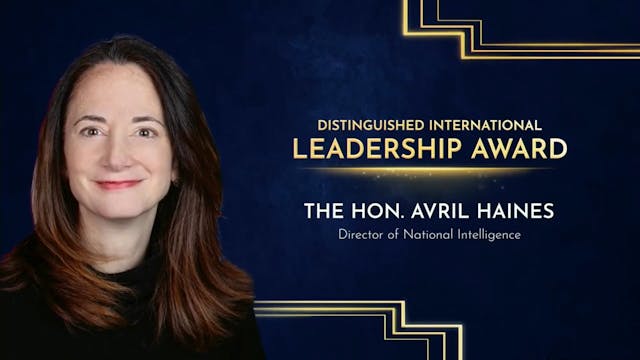 The Hon. Avril Haines - Distinguished...