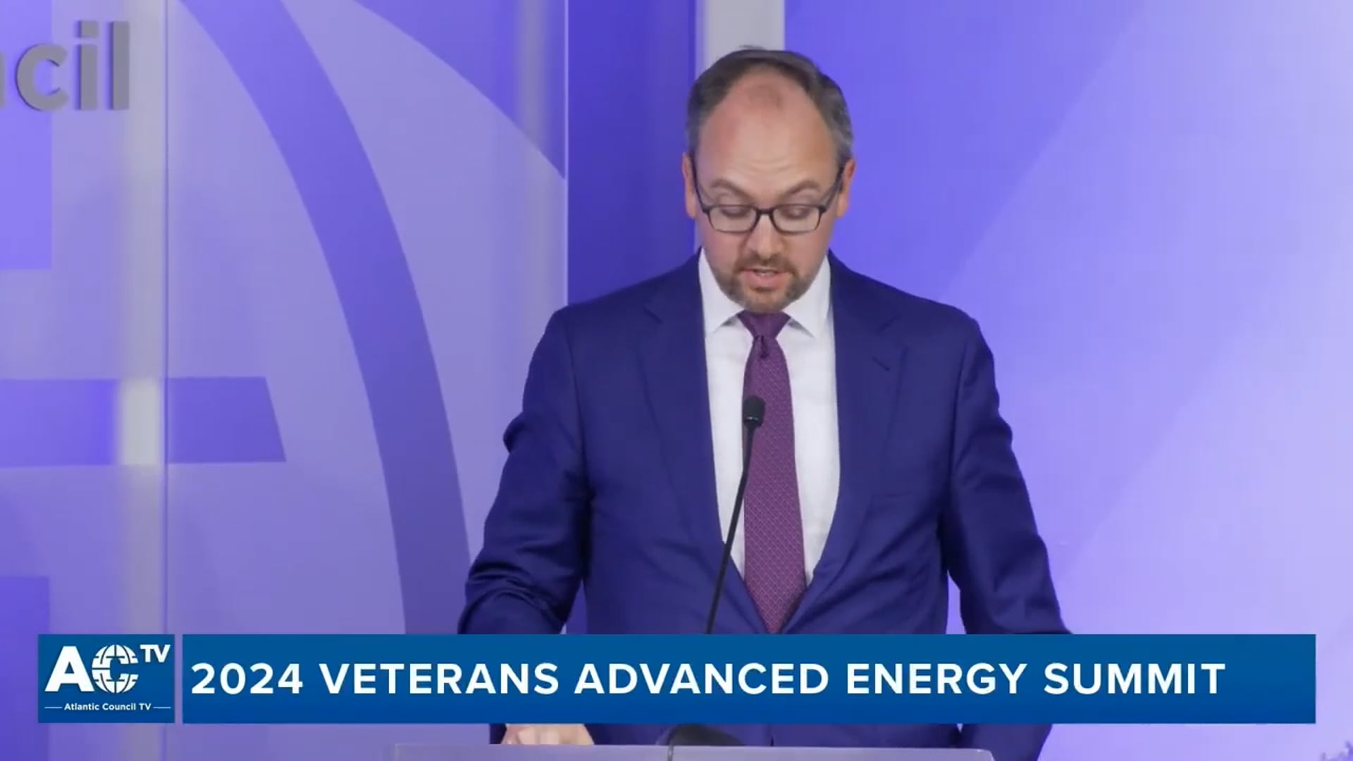 Landon Derentz closes the 2024 Veterans Advanced Energy Summit 