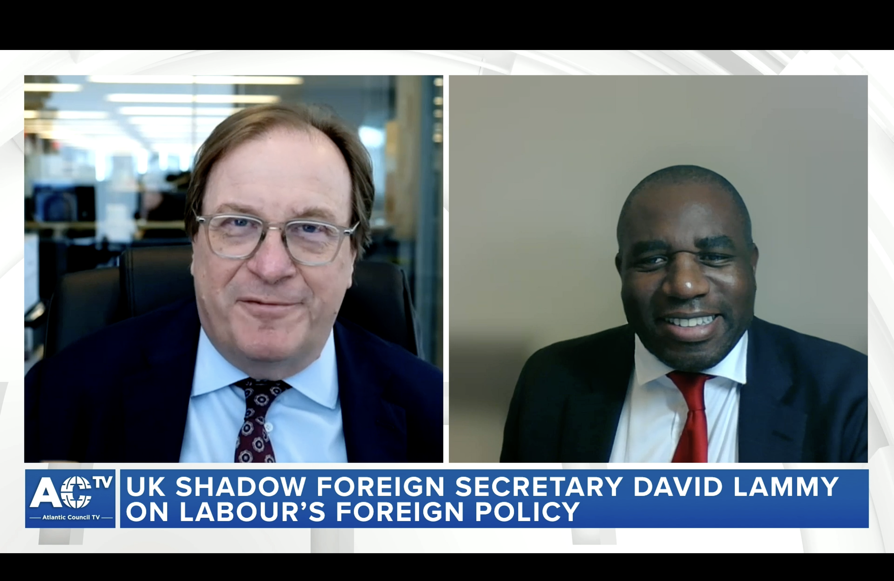 UK Shadow Foreign Secretary David Lammy on Labour’s foreign policy 