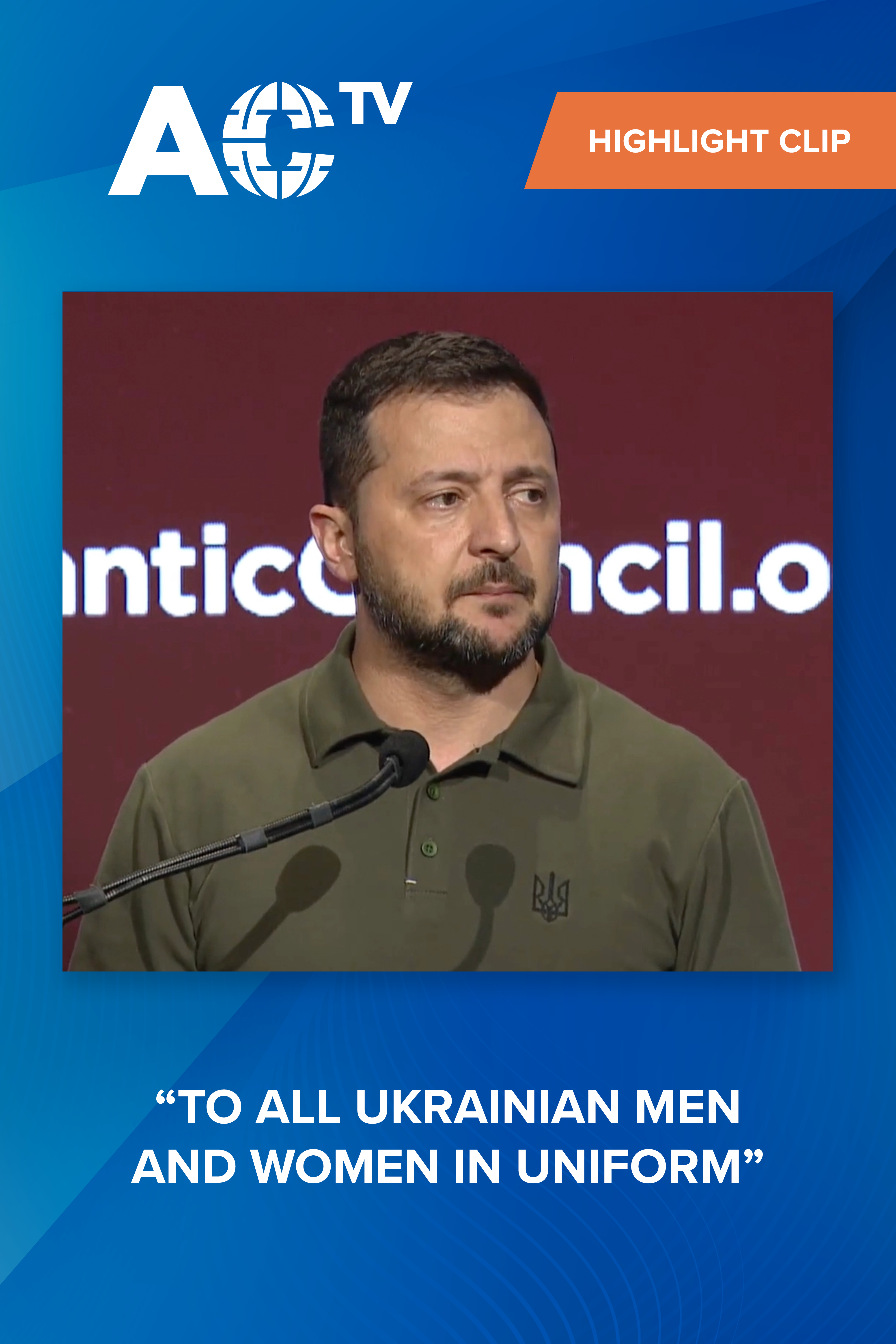 Ukrainian President Zelenskyy accepts the Global Citizen Award in New York