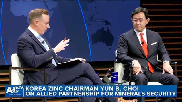 Korea Zinc Chairman Yun B. Choi on al...