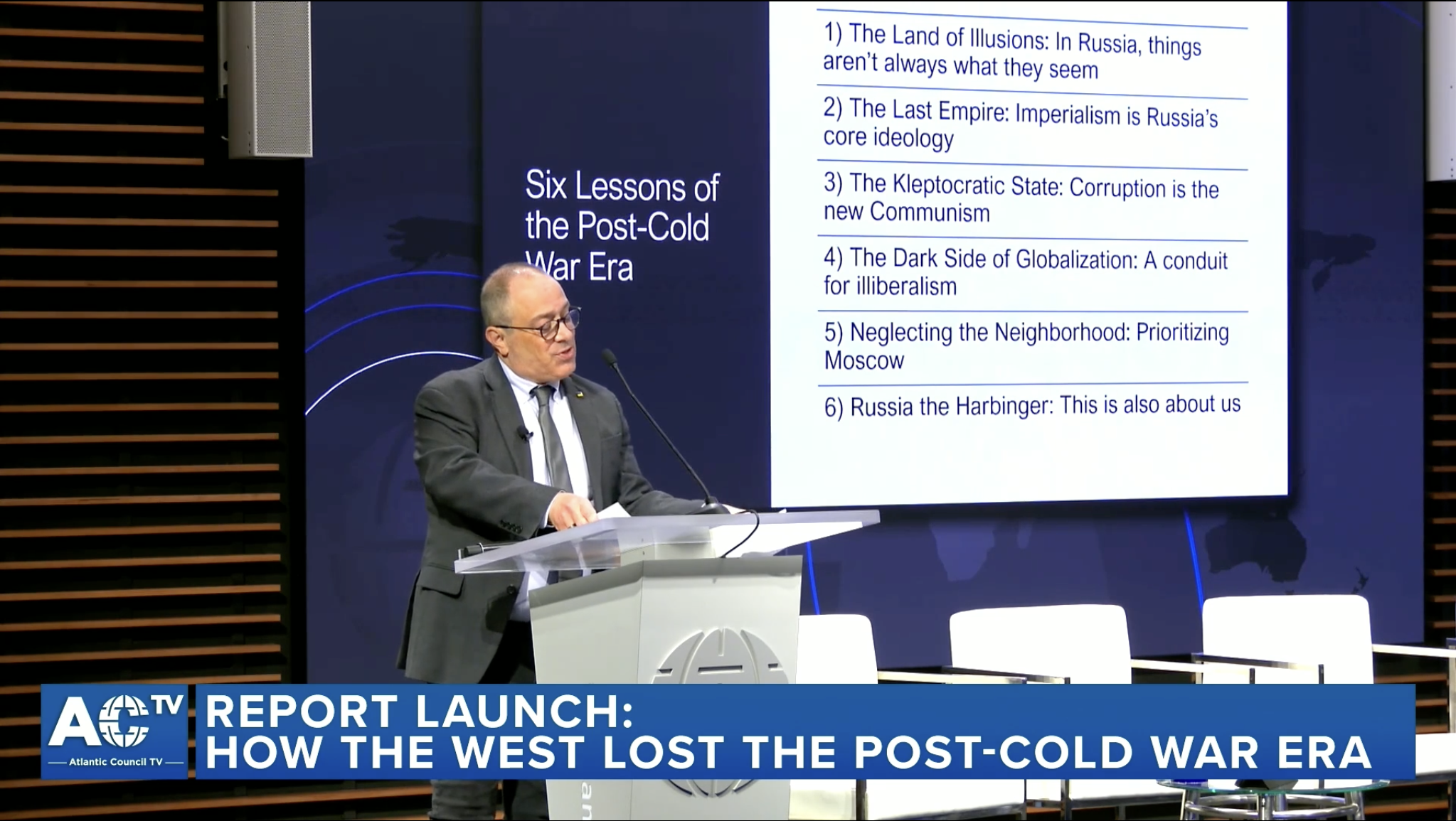 Report launch: How the West lost the post-Cold War era
