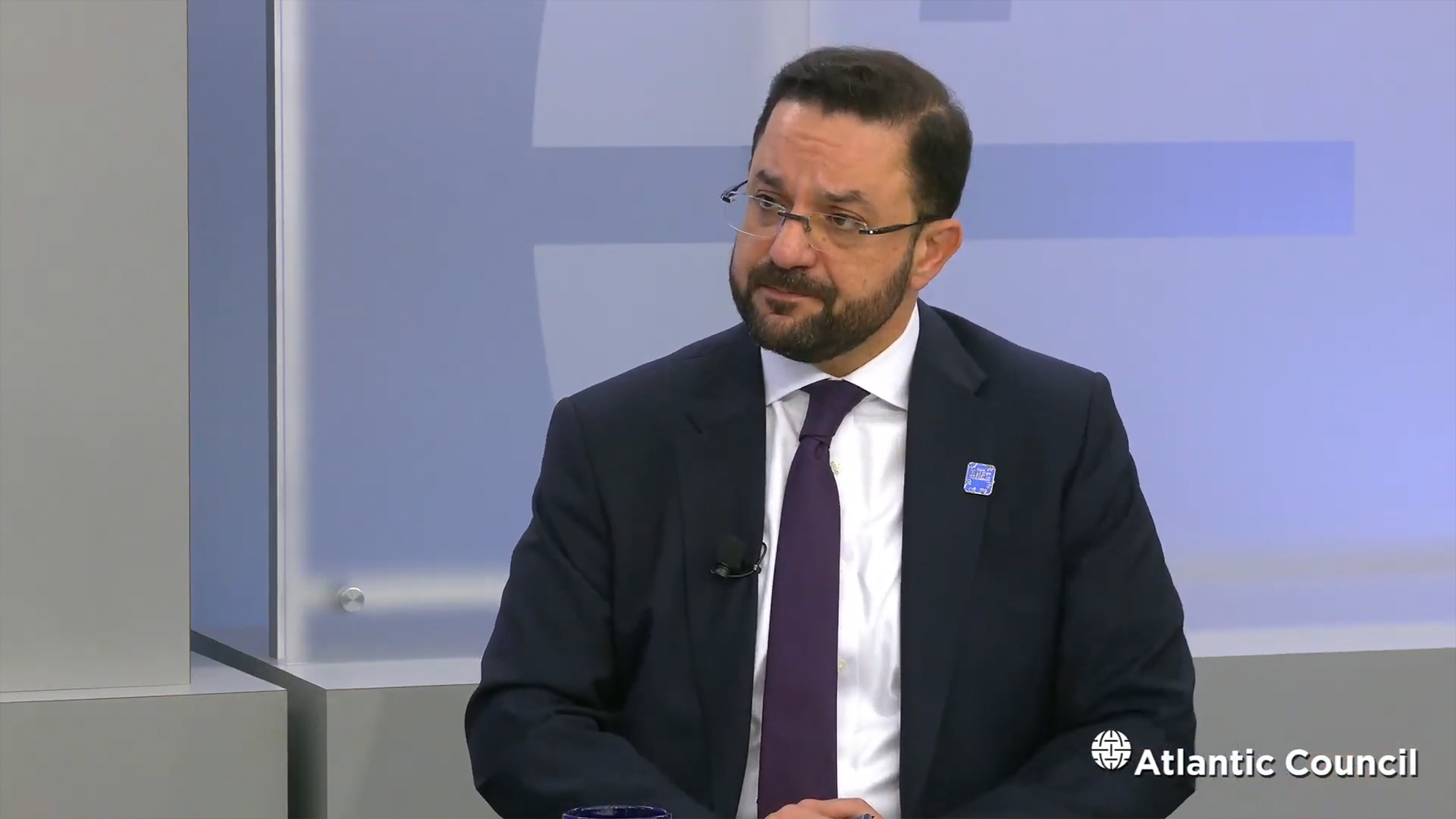 Finance Minister of Jordan Mohamad Al-Ississ