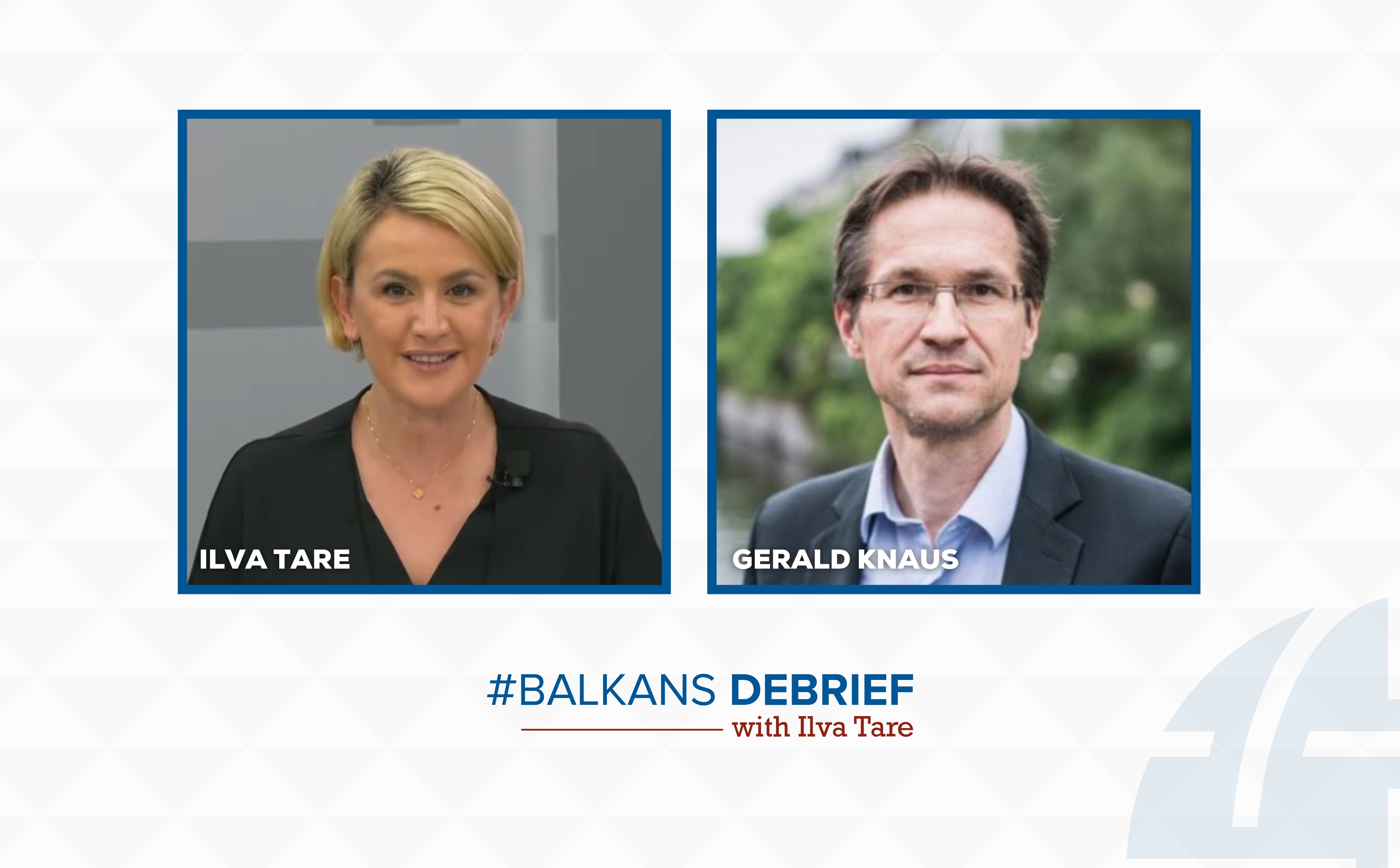 What is a two-stage EU accession process for the Western Balkans?