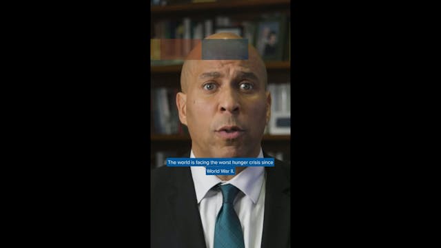 Senator Cory Booker: "The world is fa...