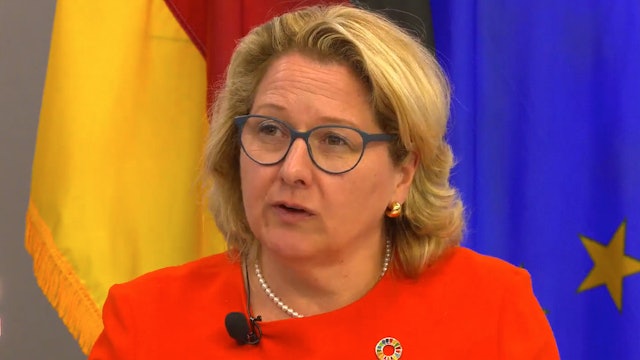 German Minister for Economic Cooperation and Development Svenja Schulze