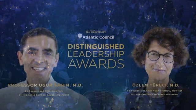 Özlem Türeci and Ugur Sahin | 2021 Distinguished Business Leadership Award