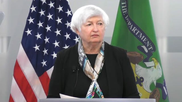 Special address by US Treasury Secret...