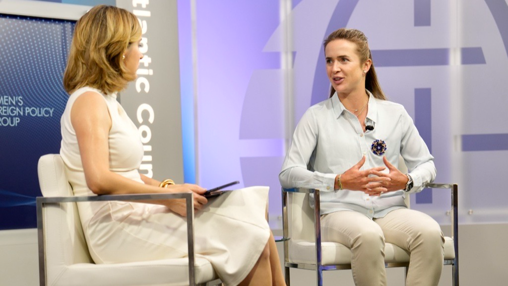 Ukrainian tennis star Elina Svitolina on sports diplomacy during war