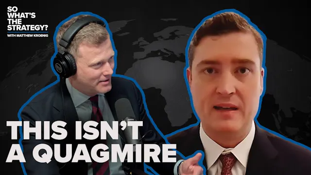 So what’s President Trump's strategy ...