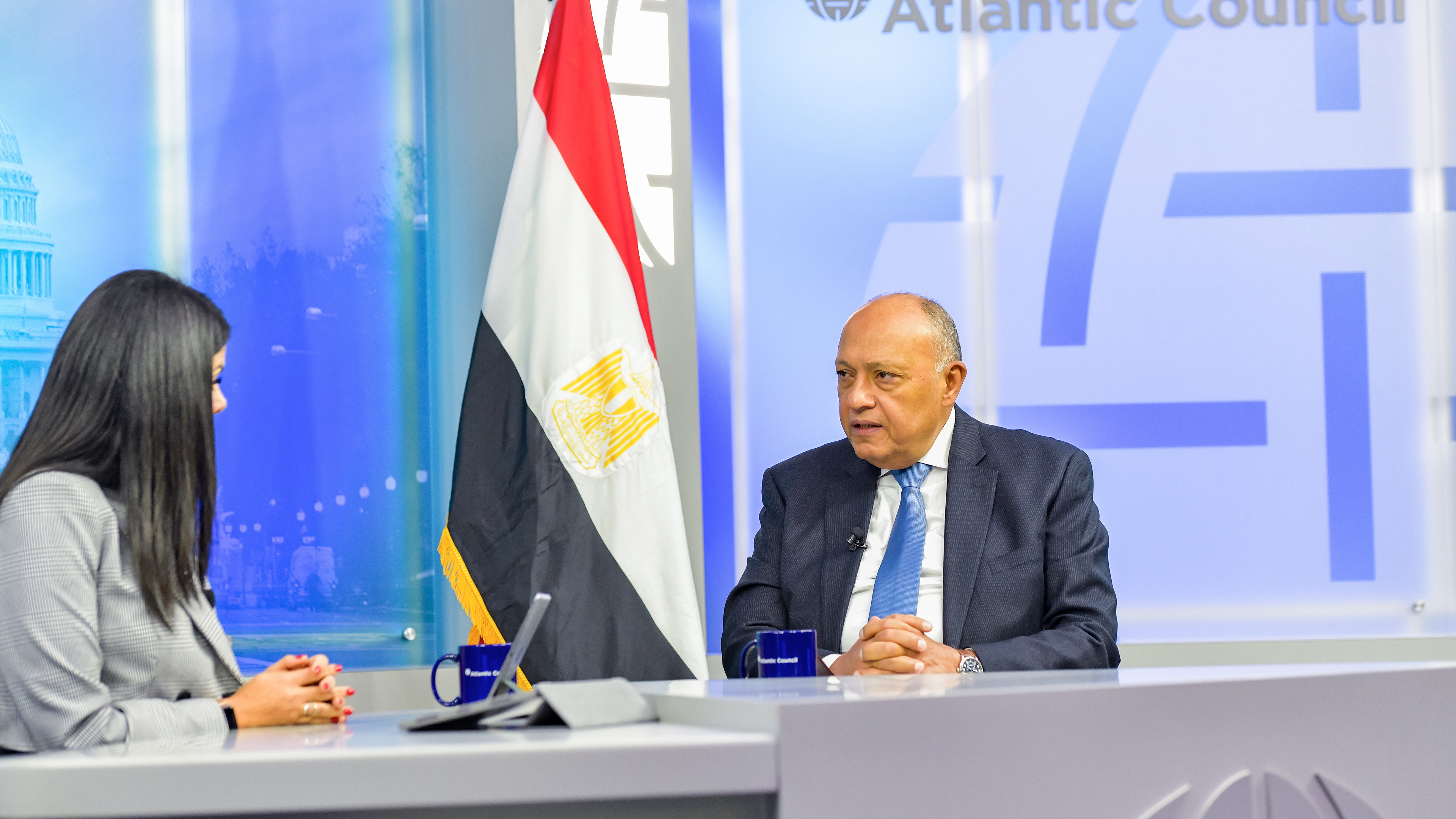 Egypt’s Foreign Minister on his country’s leadership and the war in Gaza